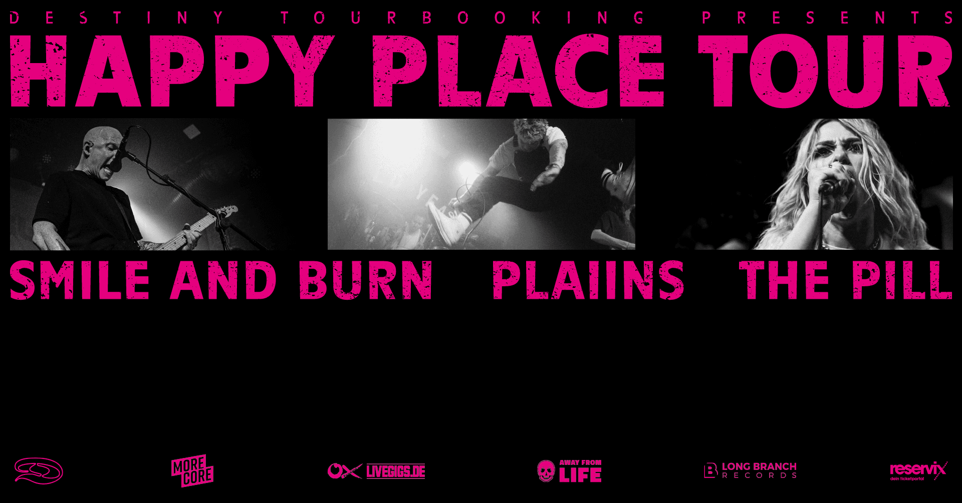 SMILE AND BURN + PLAIINS + THE PILL · IM HELIOS37